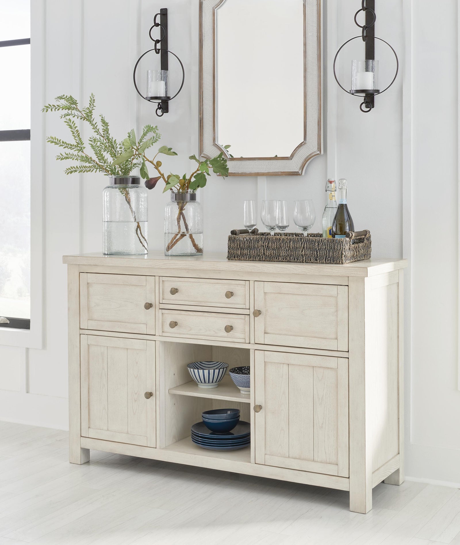 Robbinsdale Dining Server - White (2)