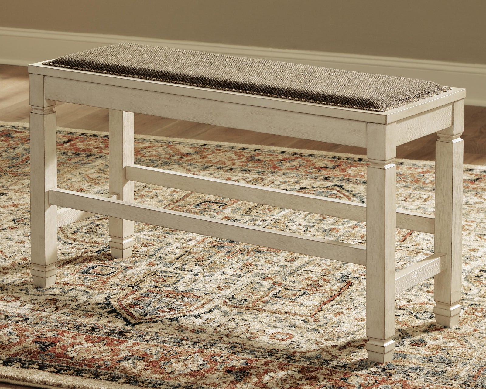 Bolanburg Counter Height Dining Bench - Beige (2)
