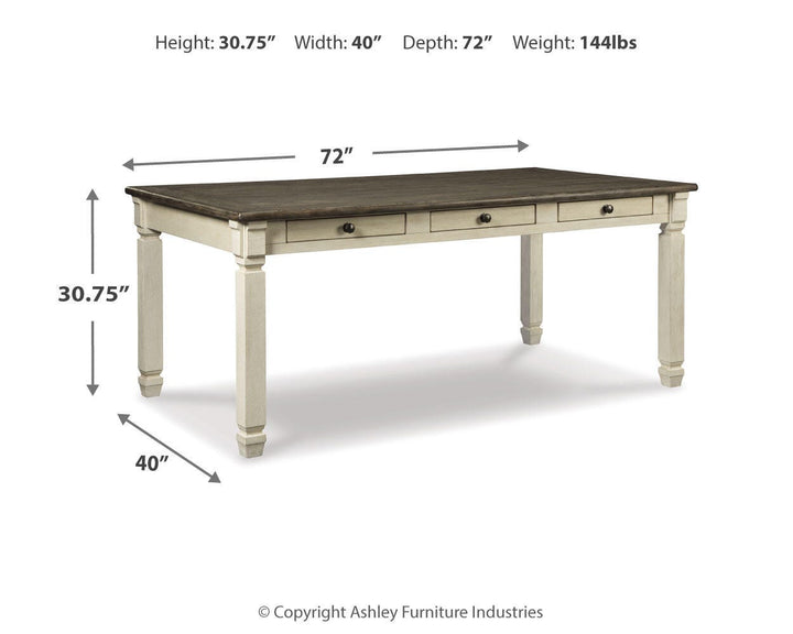 Bolanburg Dining Table - Beige (4)