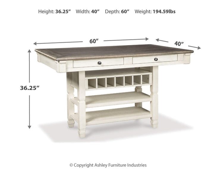 Bolanburg Counter Height Dining Table - Beige (4)