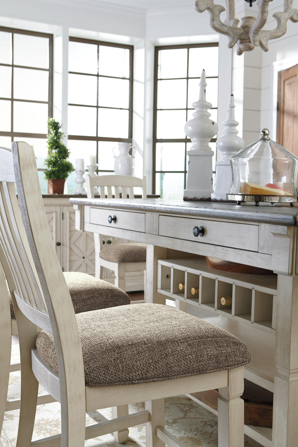 Bolanburg Counter Height Dining Table - Beige (12)
