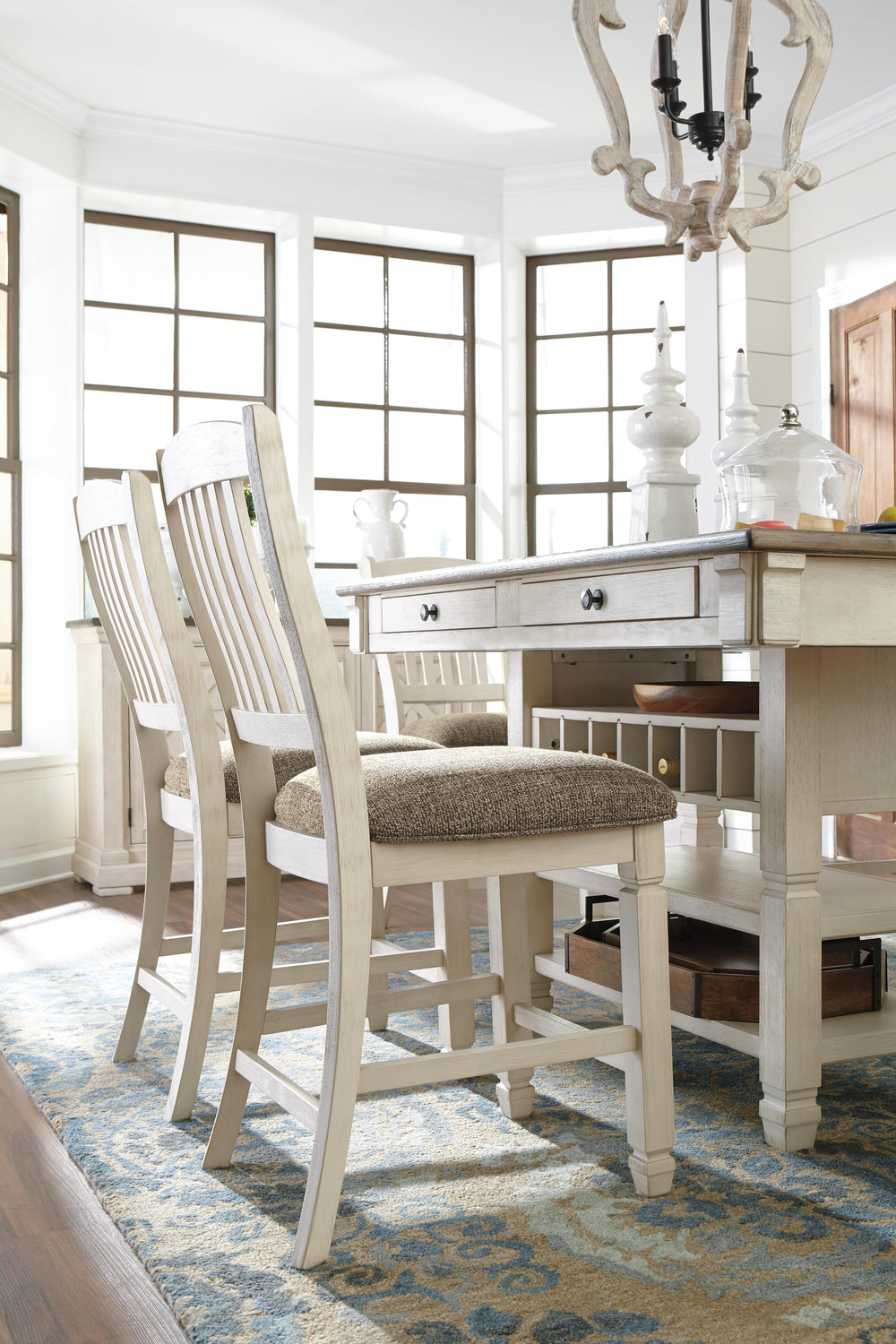 Bolanburg Counter Height Dining Table - Beige (14)