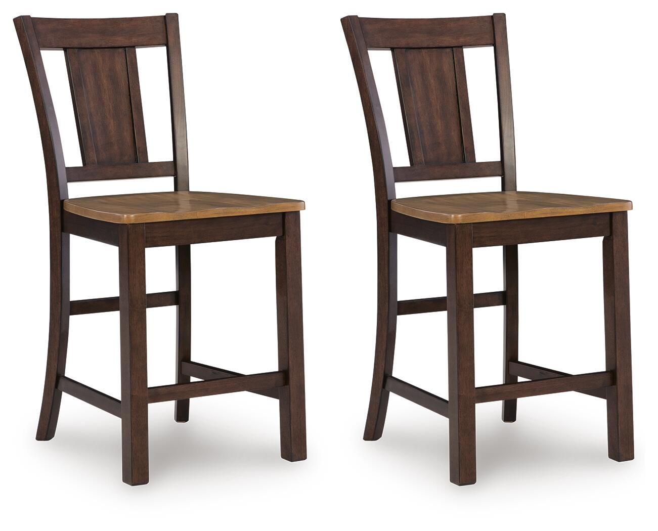 Rylandeen Counter Height Barstool - Dark Brown (1)