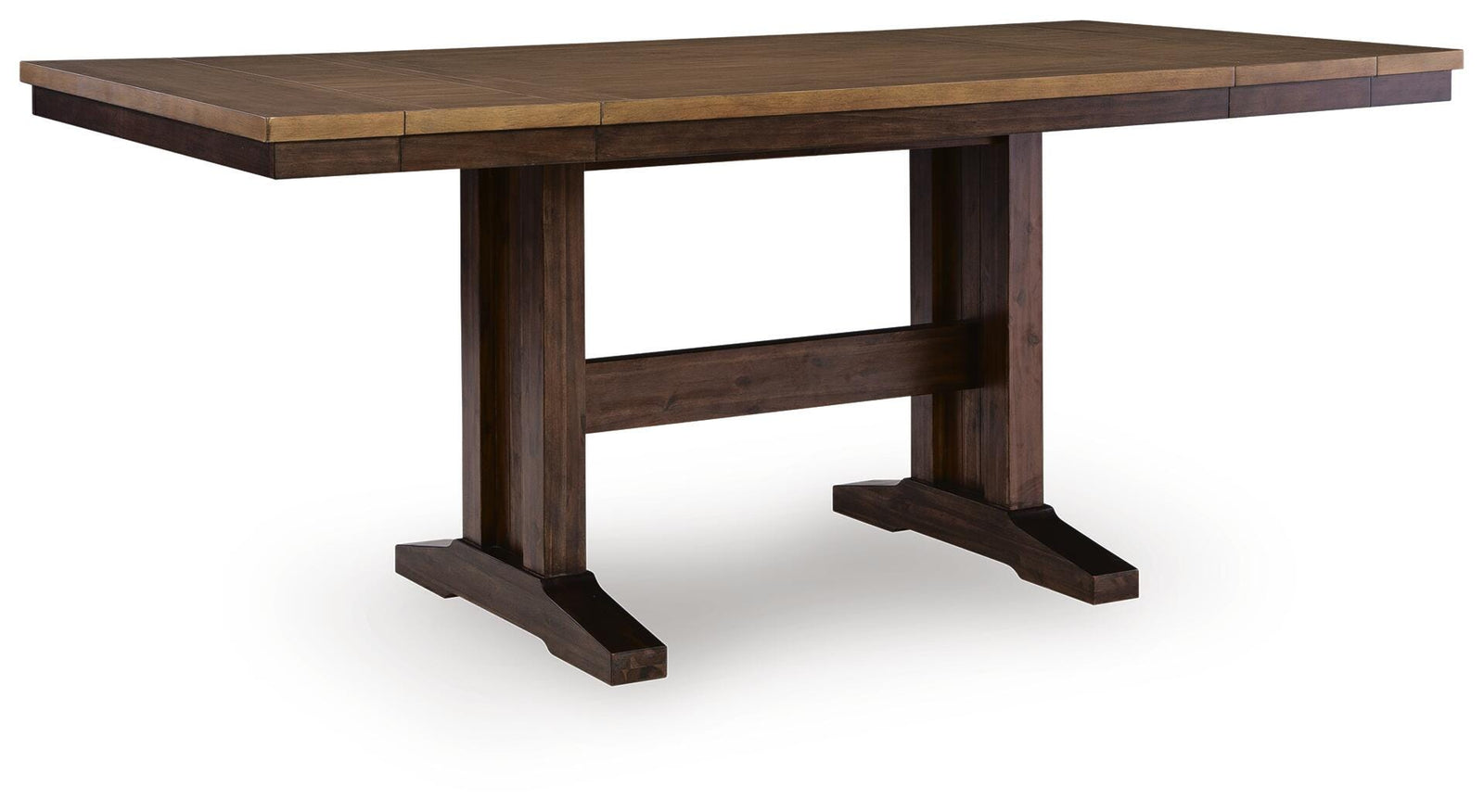 Rylandeen Counter Height Dining Extension Table - Dark Brown (1)