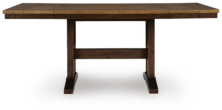 Rylandeen Counter Height Dining Extension Table - Dark Brown (2)