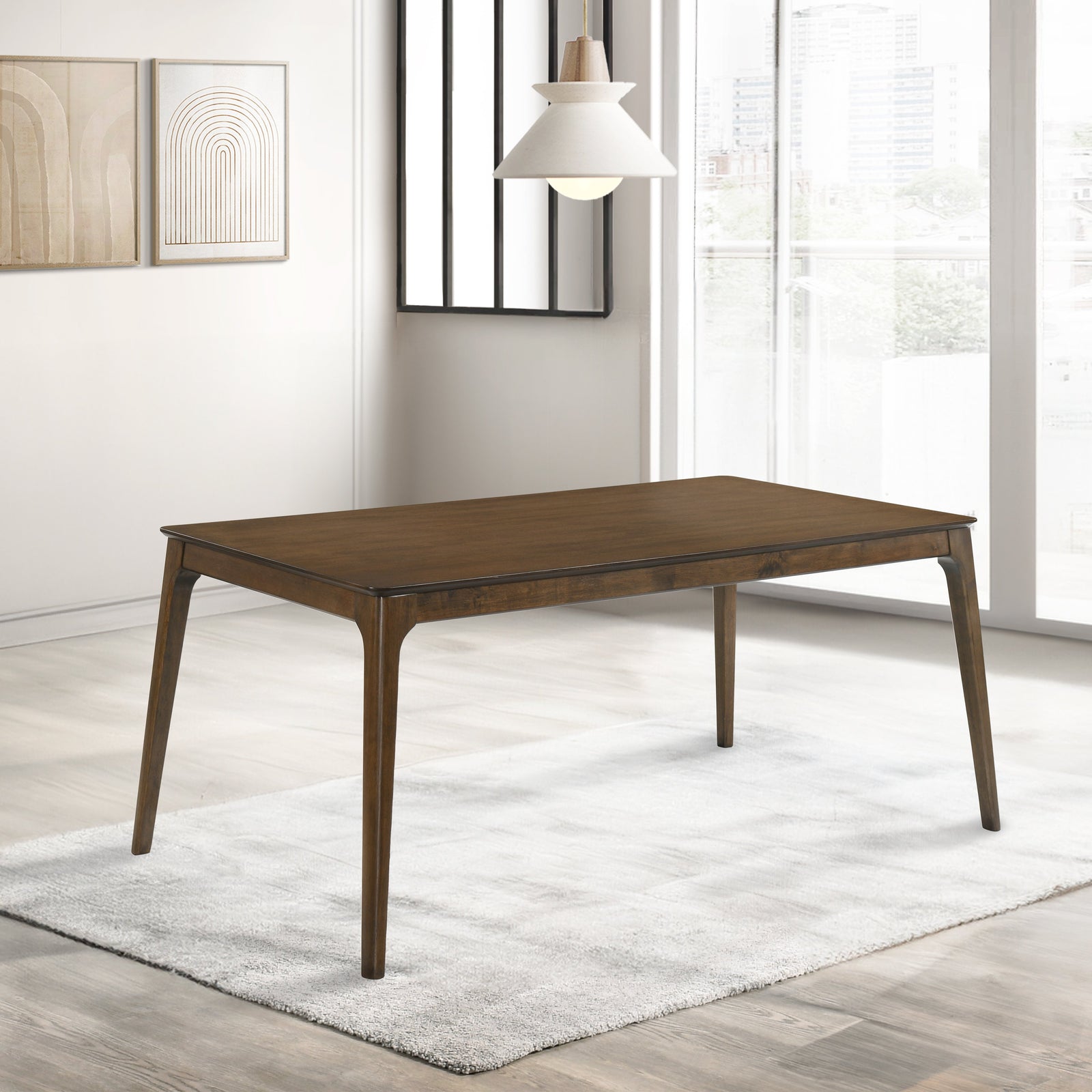 Maggie Rectange  Dining Table-Walnut
