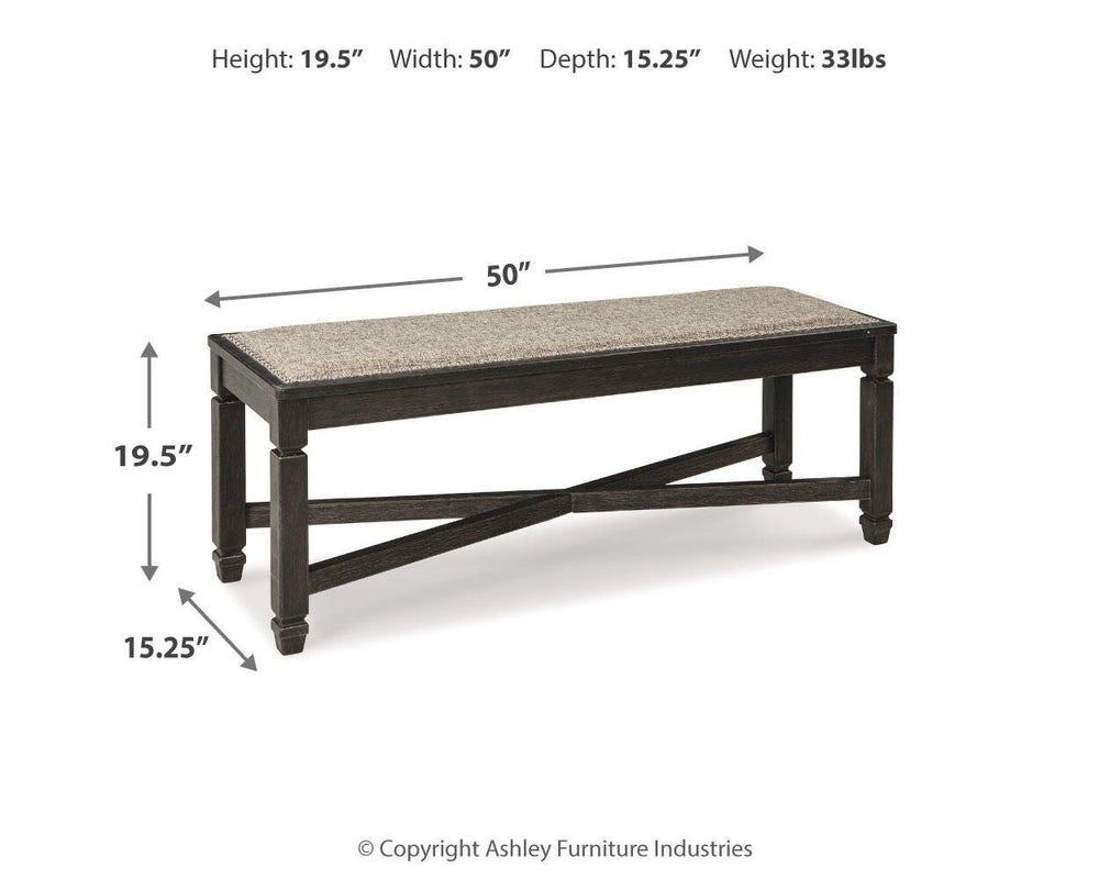 Tyler Creek Dining Bench - Beige (3)