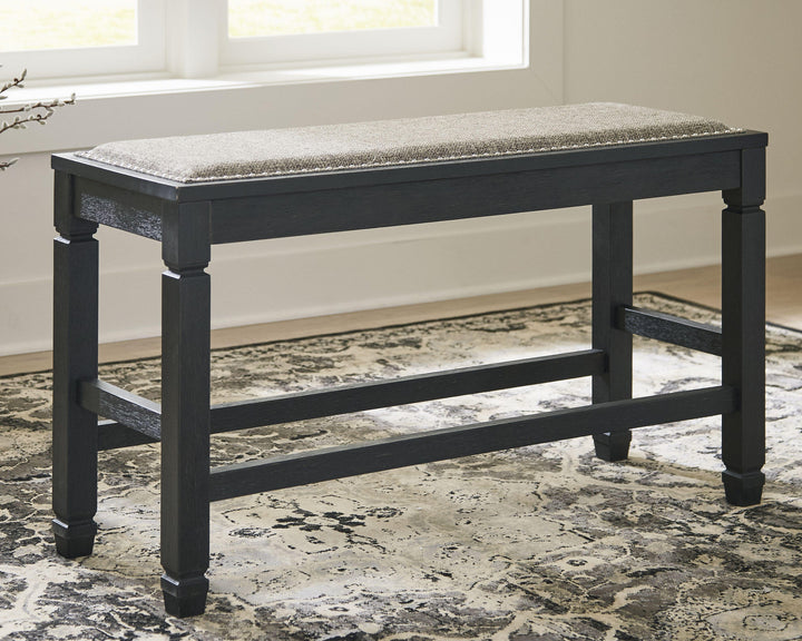 Tyler Creek Counter Height Dining Bench - Black (2)