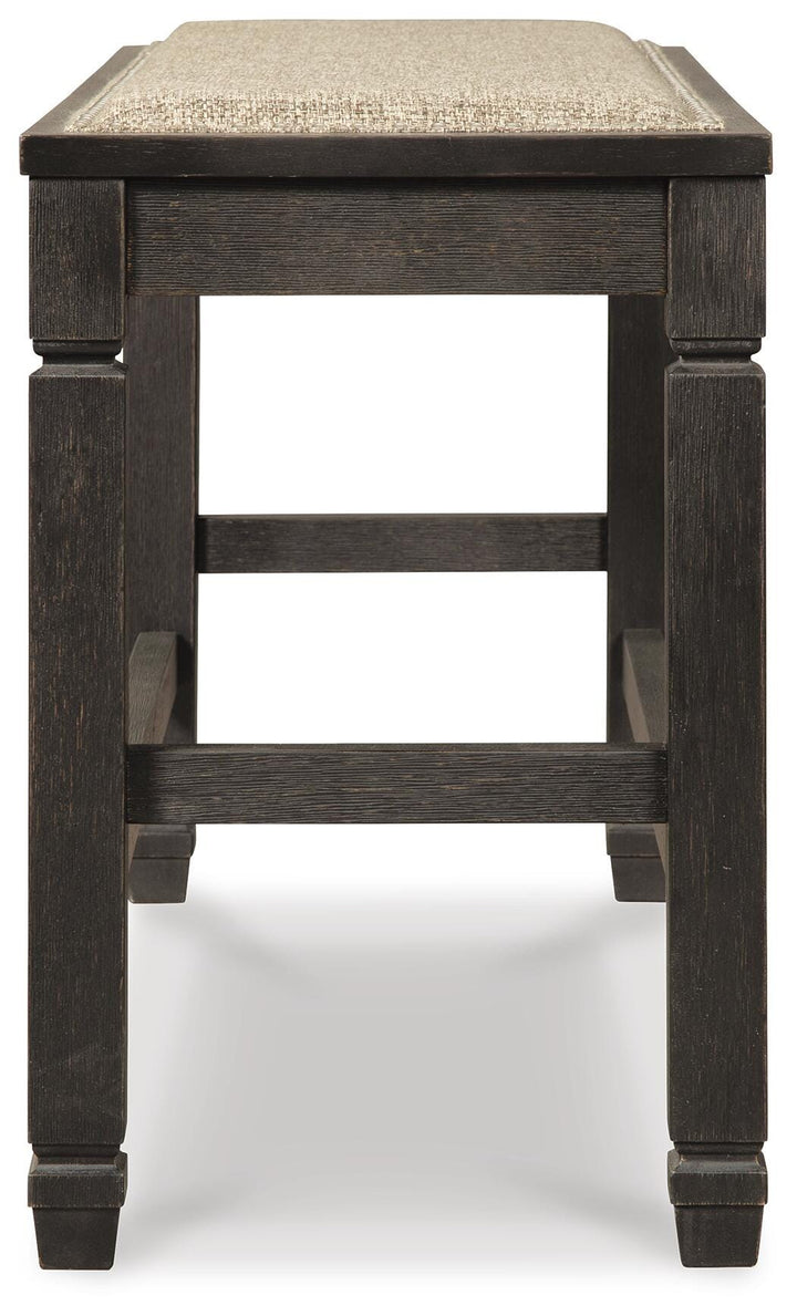 Tyler Creek Counter Height Dining Bench - Black (6)