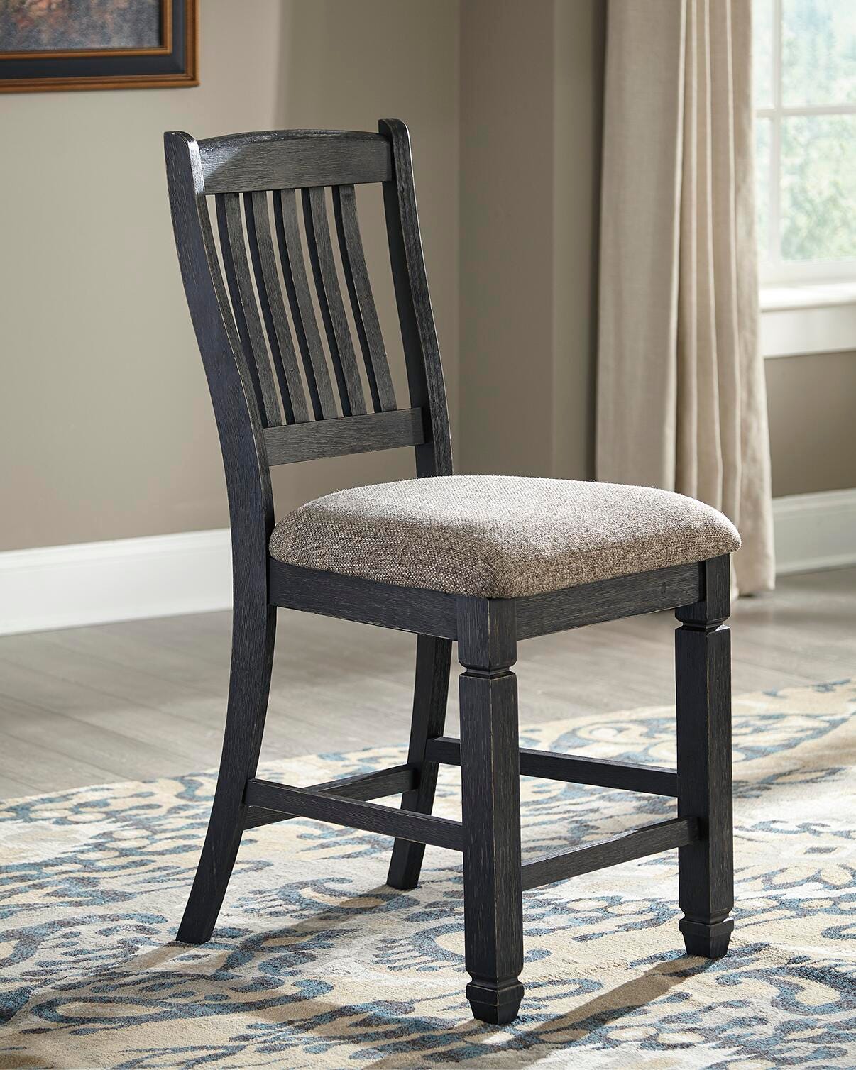 Tyler Creek Counter Height Bar Stool - Beige (2)