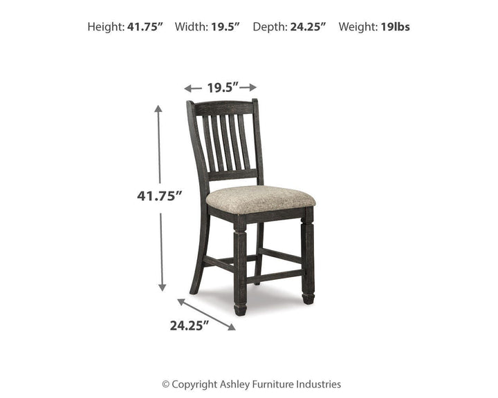 Tyler Creek Counter Height Bar Stool - Beige (5)