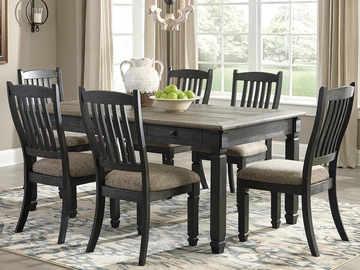 Tyler Creek Dining Table - Dark Gray (2)