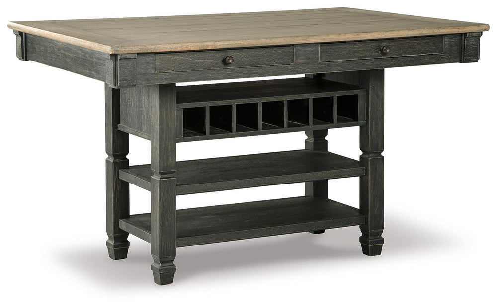 Tyler Creek Counter Height Dining Table - Dark Gray (1)