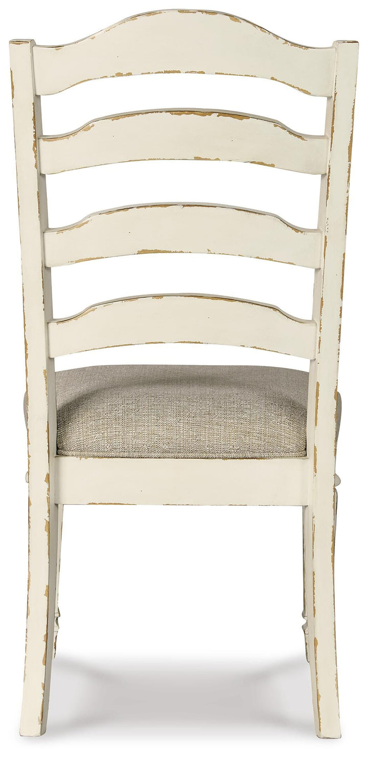 Realyn Dining Chair - Chipped White (7)