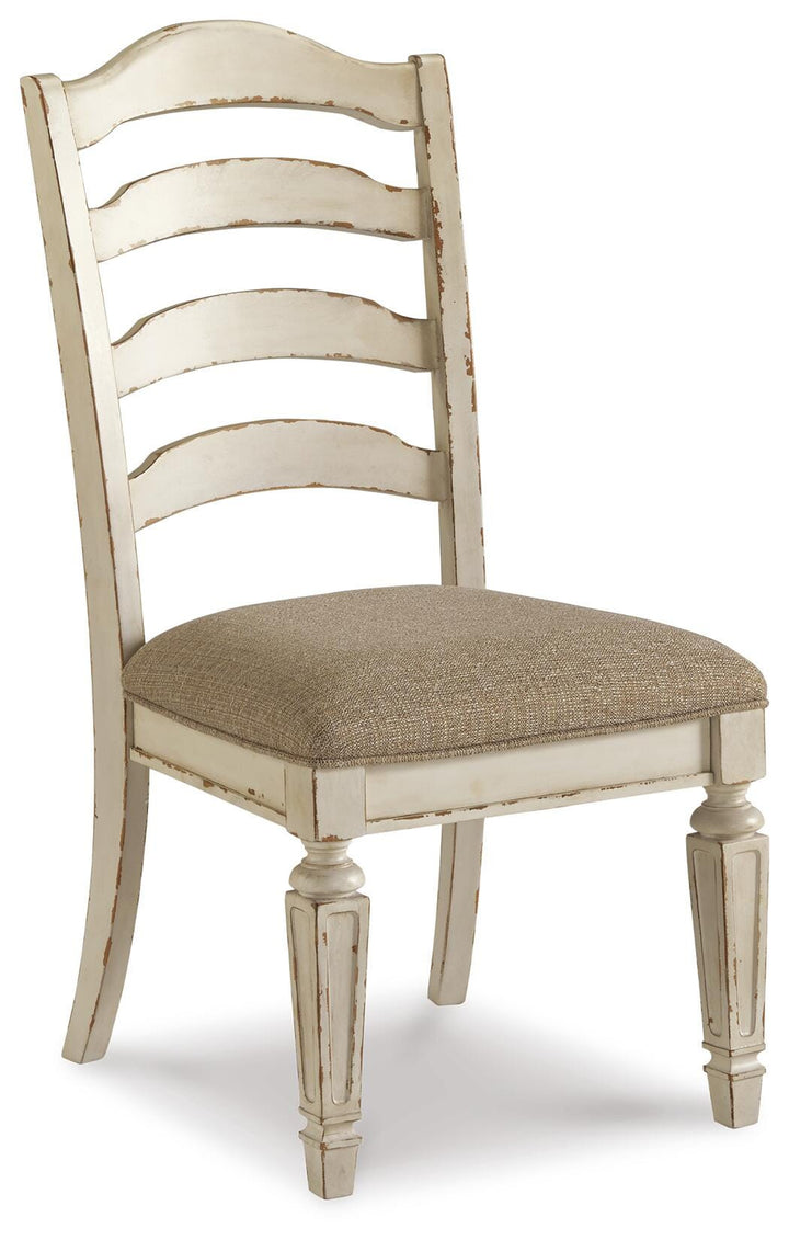 Realyn Dining Chair - Chipped White (3)