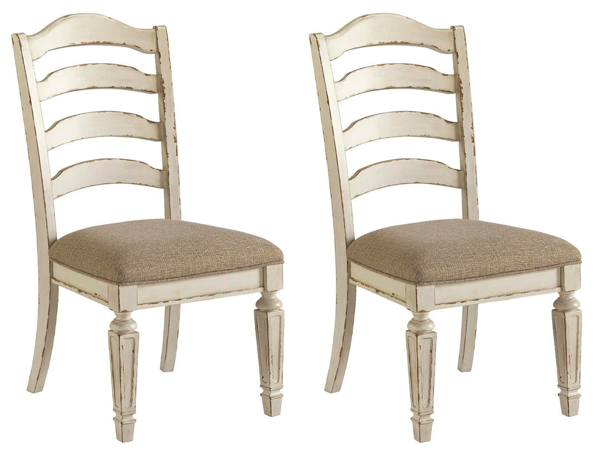 Realyn Dining Chair - Chipped White (1)