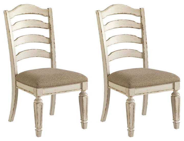 Realyn Dining Chair - Chipped White (1)