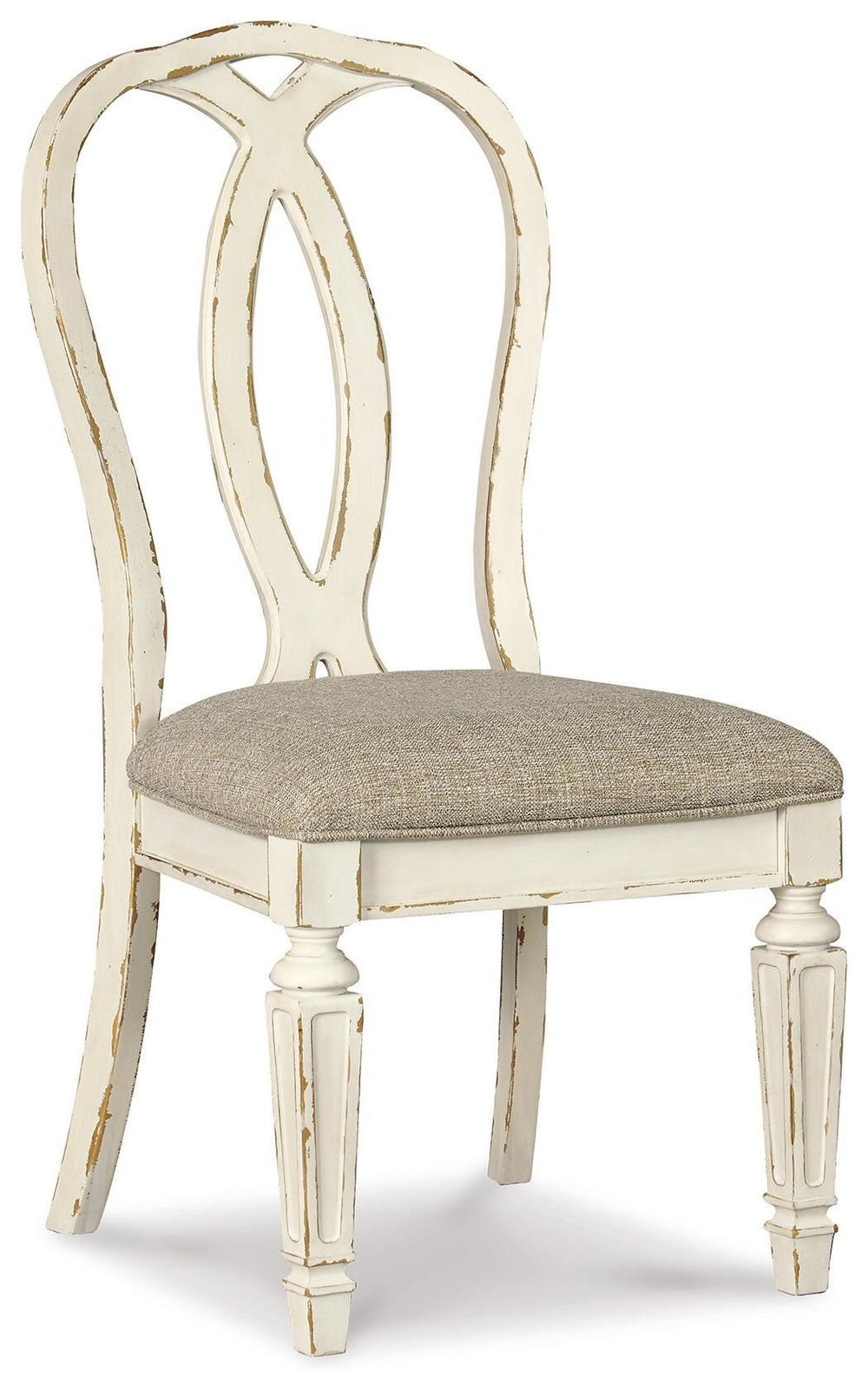 Realyn Dining Chair - Chipped White (5)