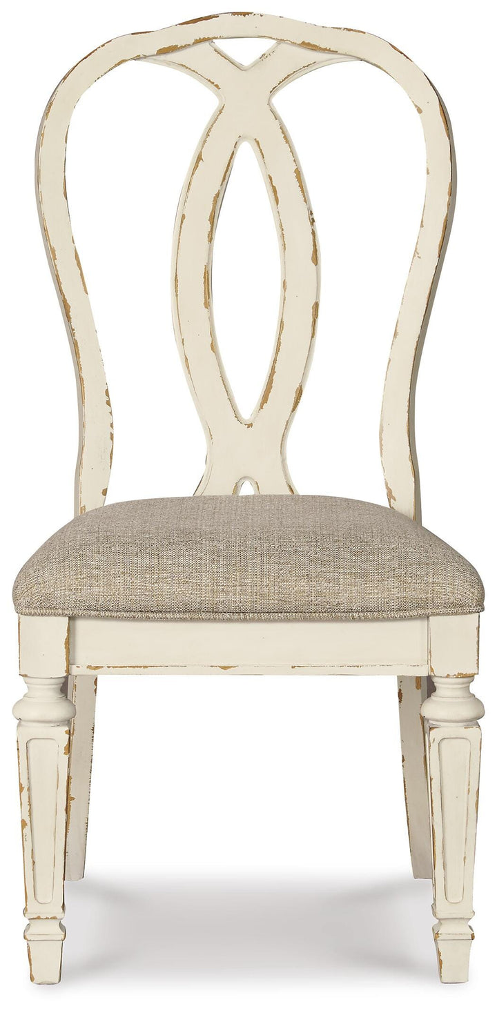 Realyn Dining Chair - Chipped White (3)