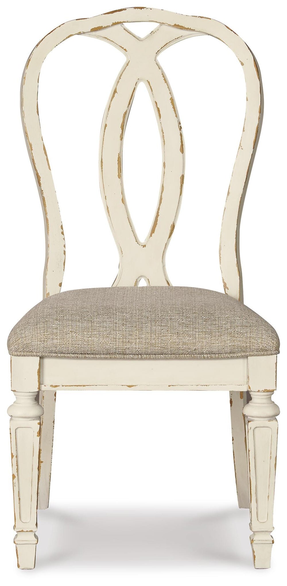 Realyn Dining Chair - Chipped White (3)