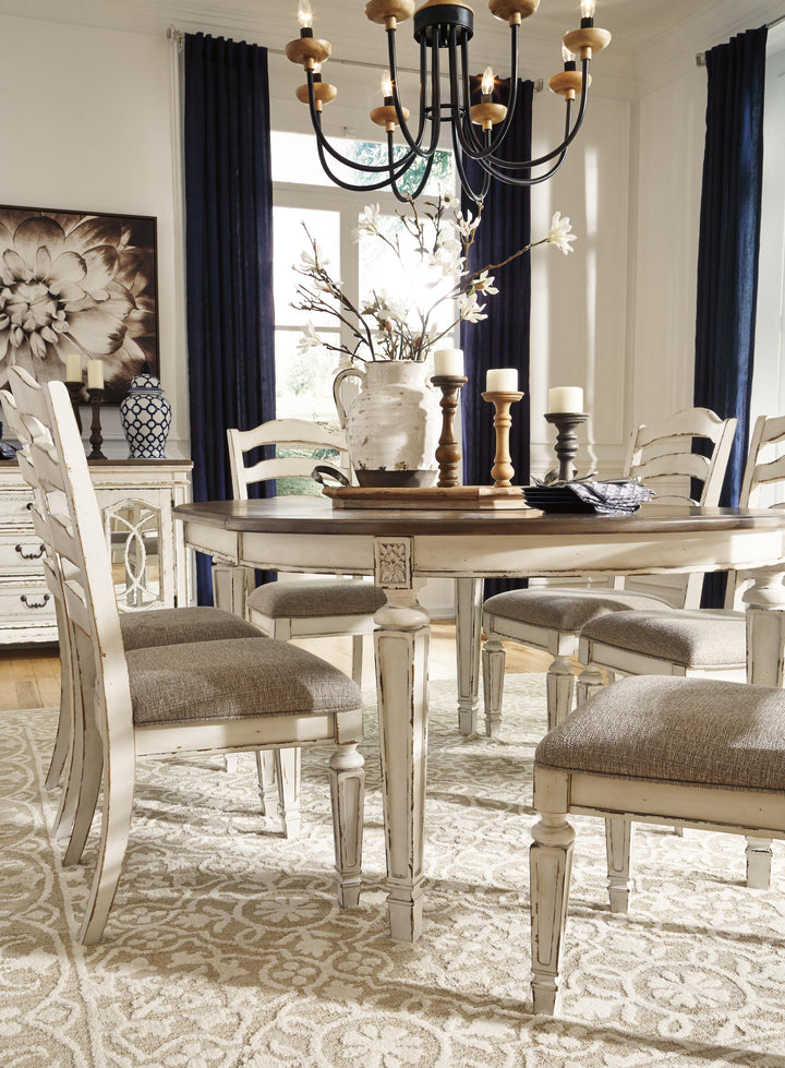 Realyn Dining Chair - Chipped White (10)