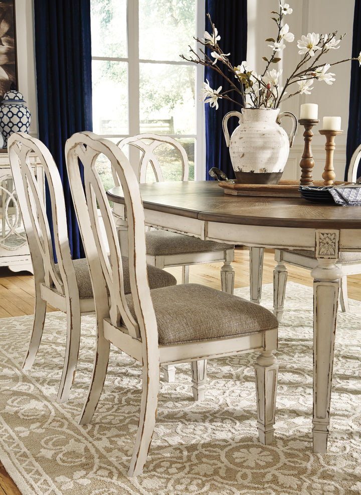 Realyn Dining Chair - Chipped White (9)