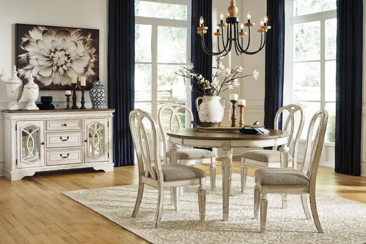 Realyn Dining Chair - Chipped White (6)