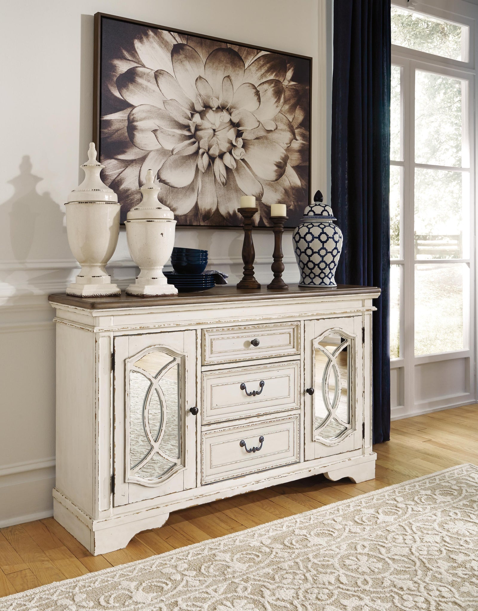 Realyn Dining Server - White (2)