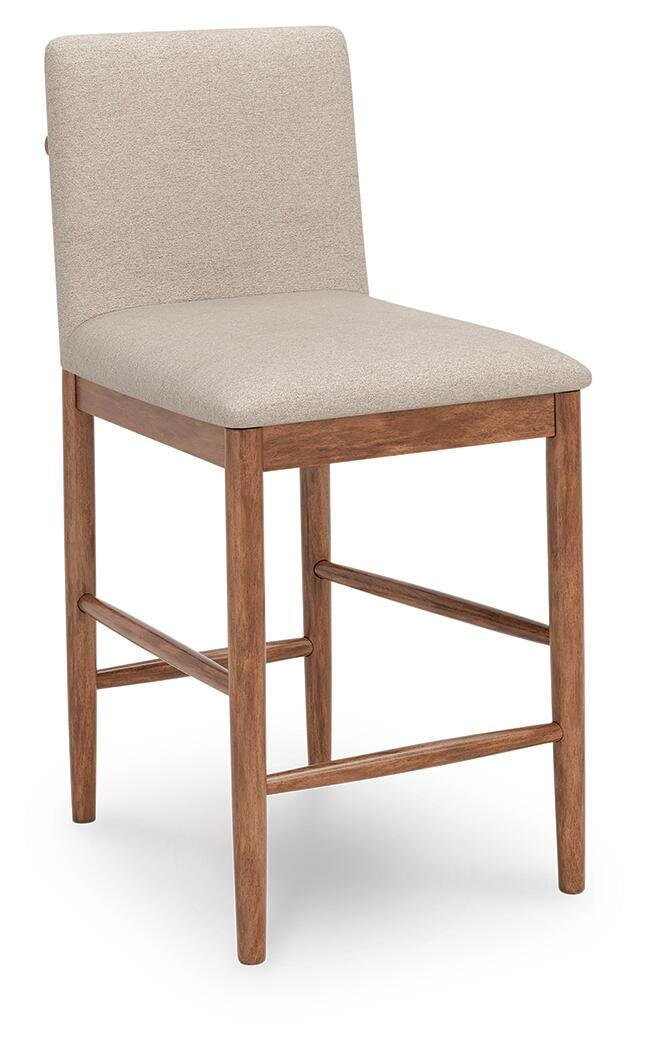 Isanti Counter Height Barstool - Light Brown (3)