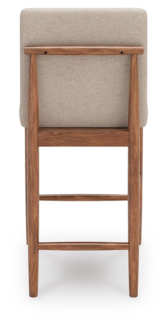 Isanti Counter Height Barstool - Light Brown (5)