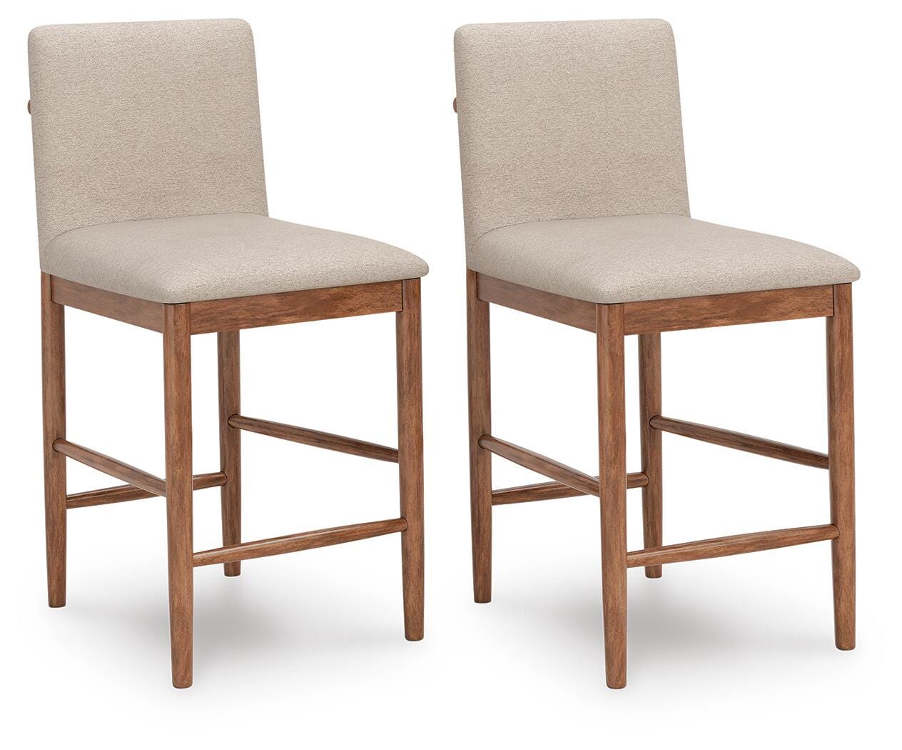 Isanti Counter Height Barstool - Light Brown (1)