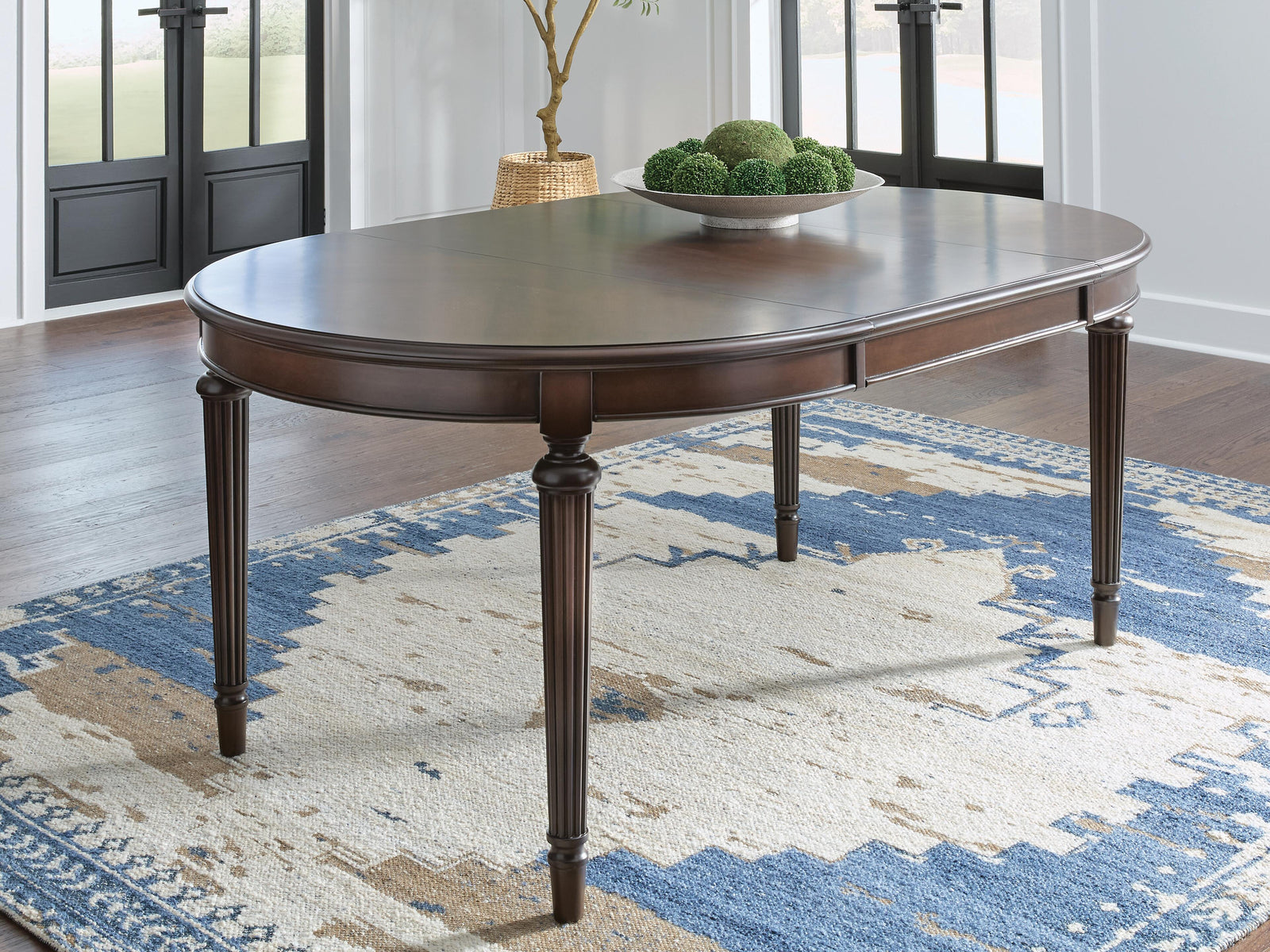 Lavinton Dining Extension Table - Dark Brown (2)