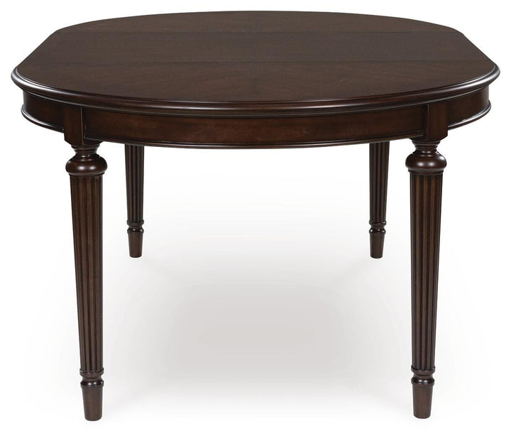 Lavinton Dining Extension Table - Dark Brown (6)