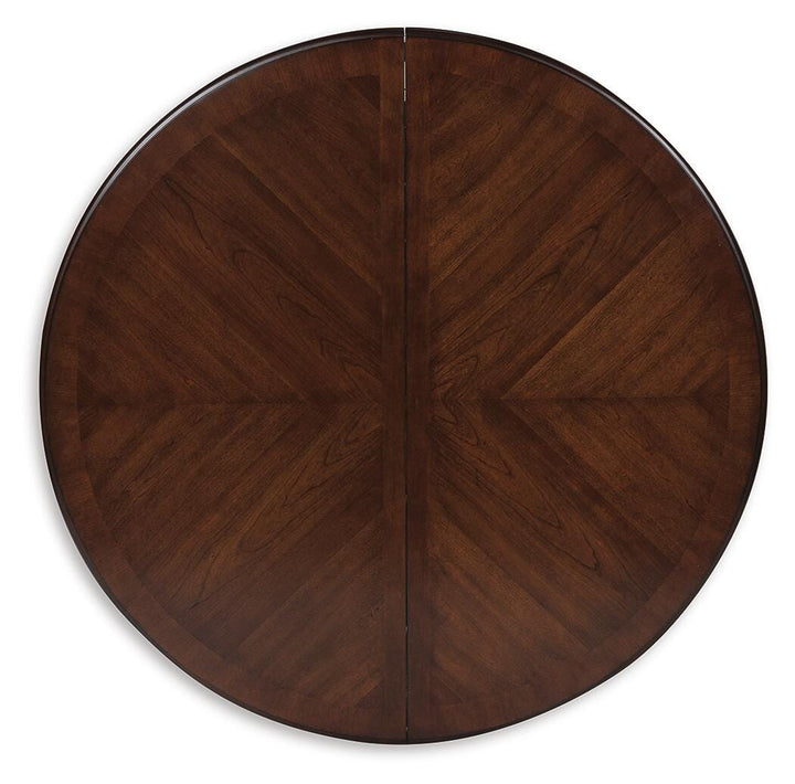 Lavinton Dining Extension Table - Dark Brown (8)