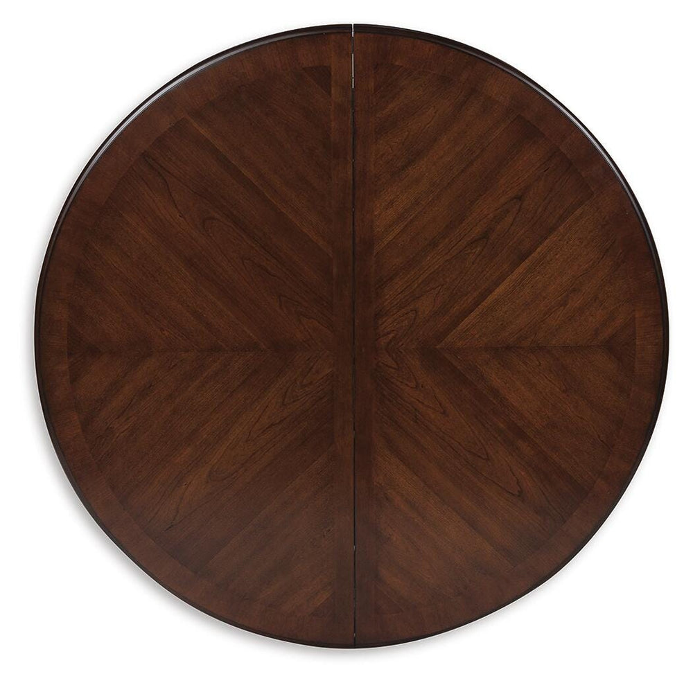 Lavinton Dining Extension Table - Dark Brown (8)