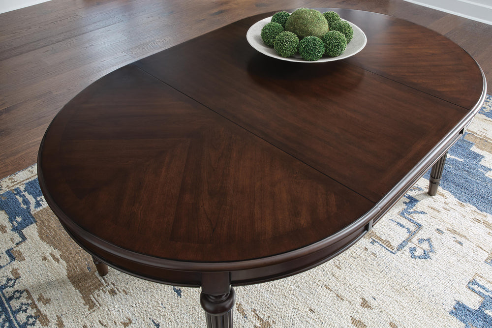 Lavinton Dining Extension Table - Dark Brown (9)