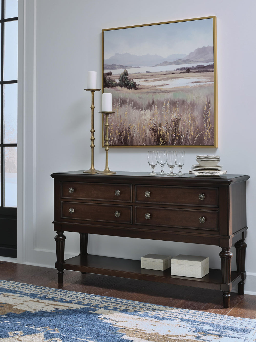 Lavinton Dining Server - Dark Brown (2)