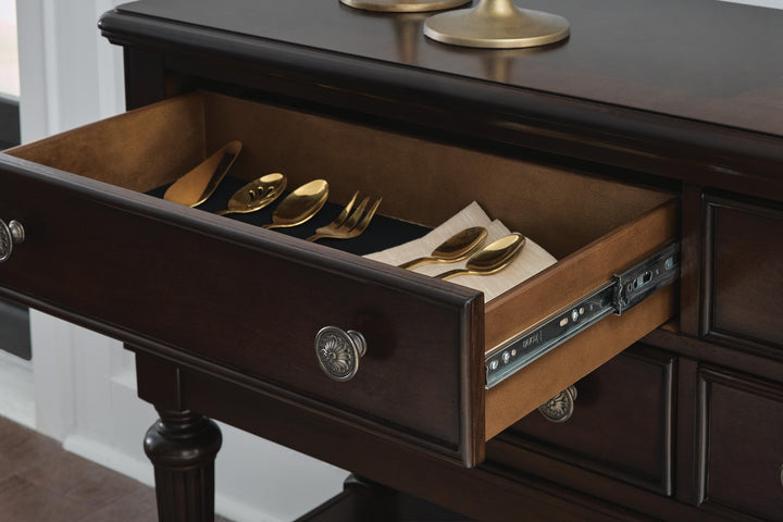 Lavinton Dining Server - Dark Brown (7)