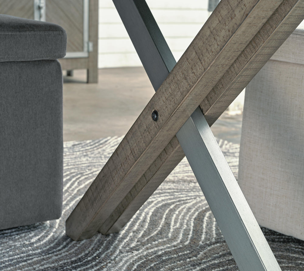 Krystanza Dining Table - Dark Gray (6)