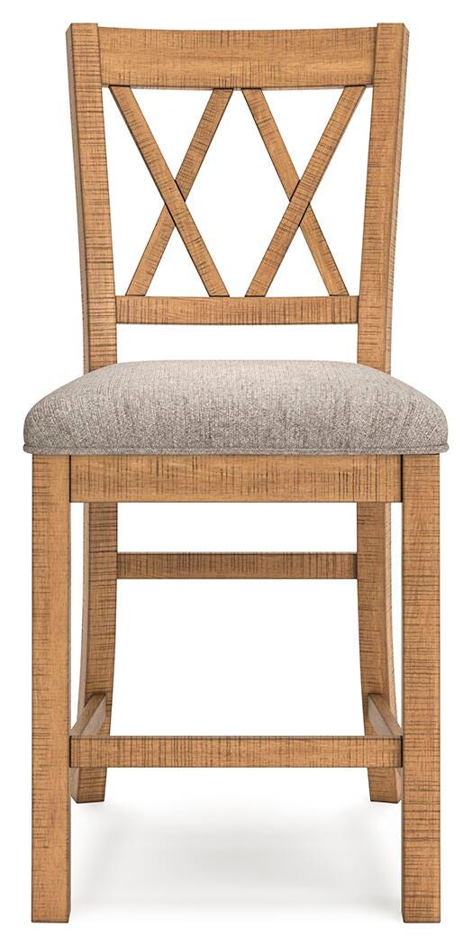 Havonplane Barstool (Set of 2) - Brown (3)
