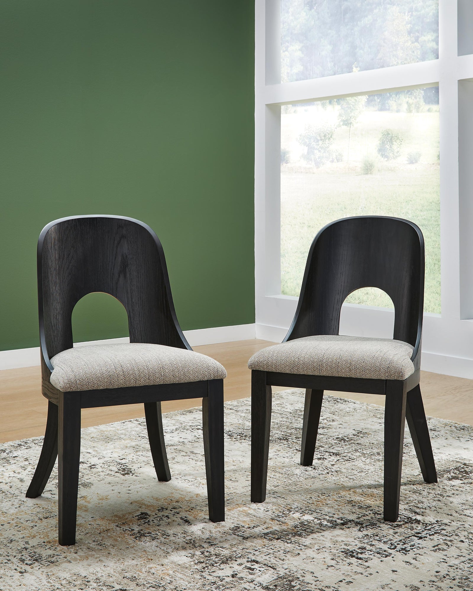Rowanbeck Dining Chair - Black (2)