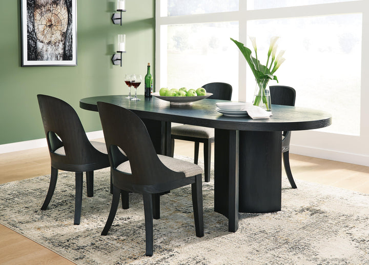 Rowanbeck Dining Table and 4 Chairs (2)