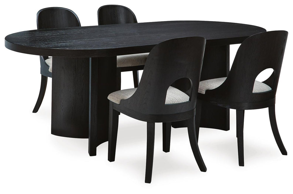 Rowanbeck Dining Table and 4 Chairs (1)