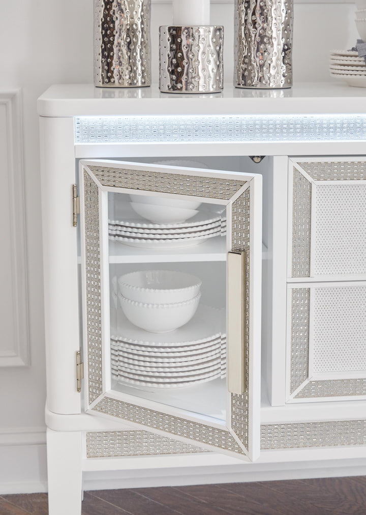 Chalanna Dining Server - White (8)