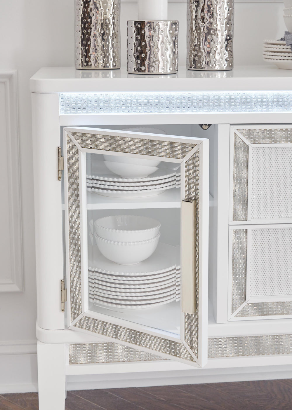 Chalanna Dining Server - White (8)
