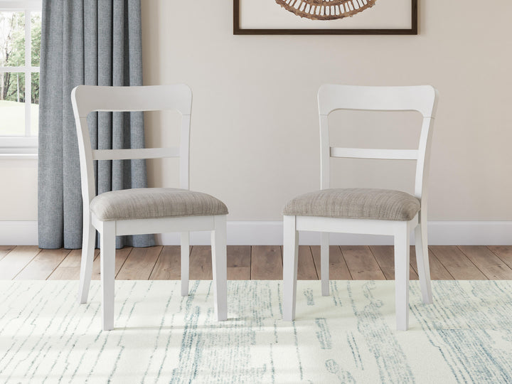 Greddinton Dining Table and 4 Chairs (8)
