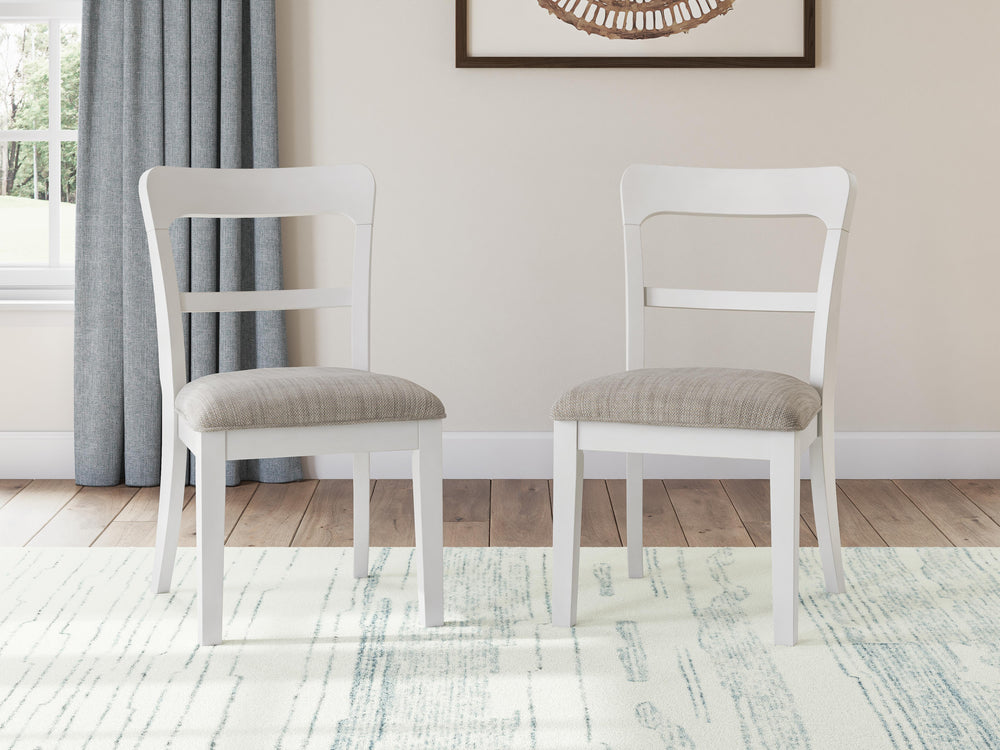 Greddinton Dining Table and 4 Chairs (8)