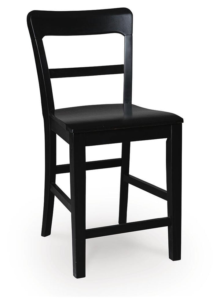 Greddinton Counter Height Barstool - Black (2)