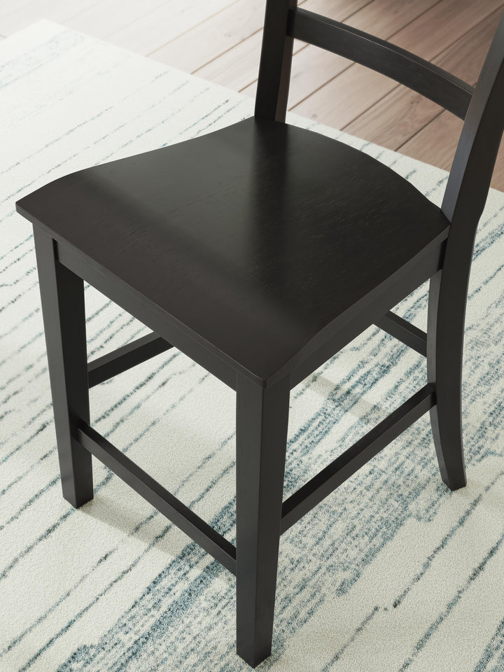 Greddinton Counter Height Dining Table and 6 Barstools (12)
