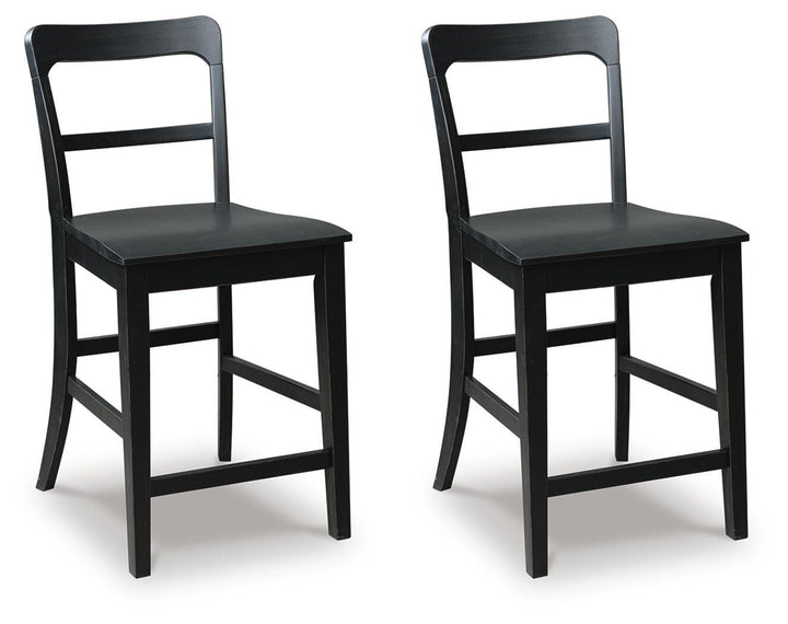 Greddinton Counter Height Barstool (Set of 2) - Multi (1)